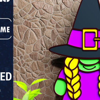 Intra απο ξύλο plywood 3mm-4mm πάχος - Halloween Gnome 3D Papercut Δίασταση 1500x1500 cm INTRAFABR-76247078 - Image 1