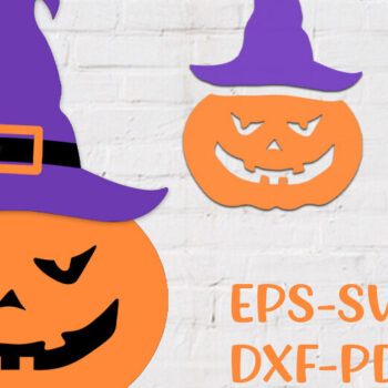 Intra απο ξύλο plywood 3mm-4mm πάχος - Halloween Gnome 3d Δίασταση 15x15 cm INTRAFABR-77370814 - Image 1