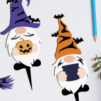 Intra απο ξύλο plywood 3mm-4mm πάχος - Απόκριες στοιχειά σύνολο διακοσμητικό πρότυπο Δίασταση 4x11 cm INTRAFABR-105707013 - Image 2