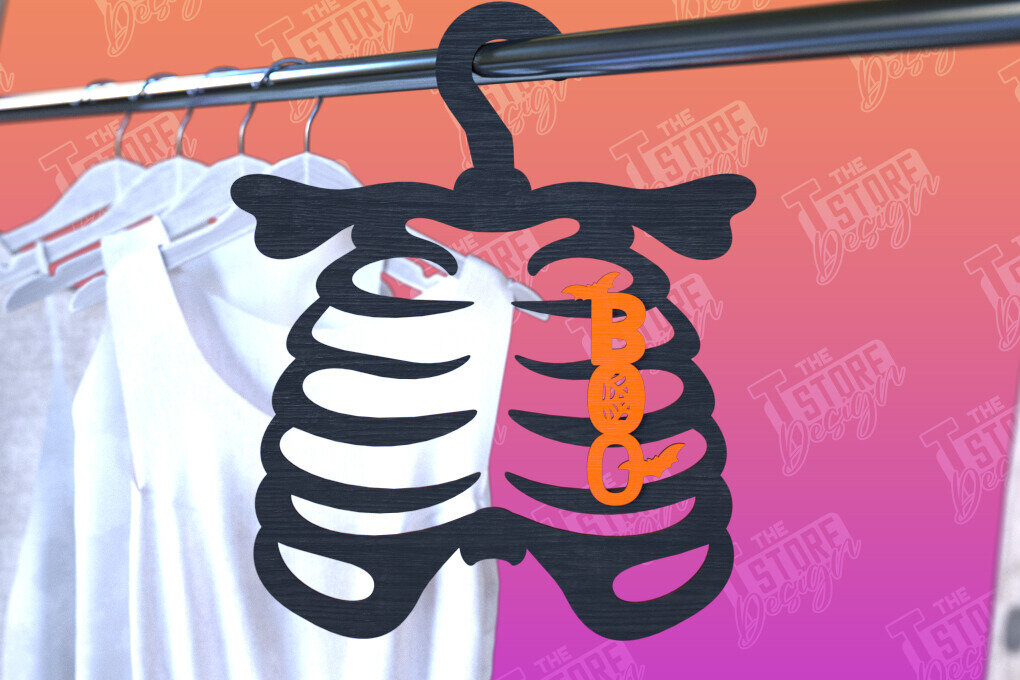 Intra απο ξύλο plywood 3mm-4mm πάχος - Κρεμάστρες αποκριών | Οστά |  CNC Δίασταση 15x15 cm INTRAFABR-102789790