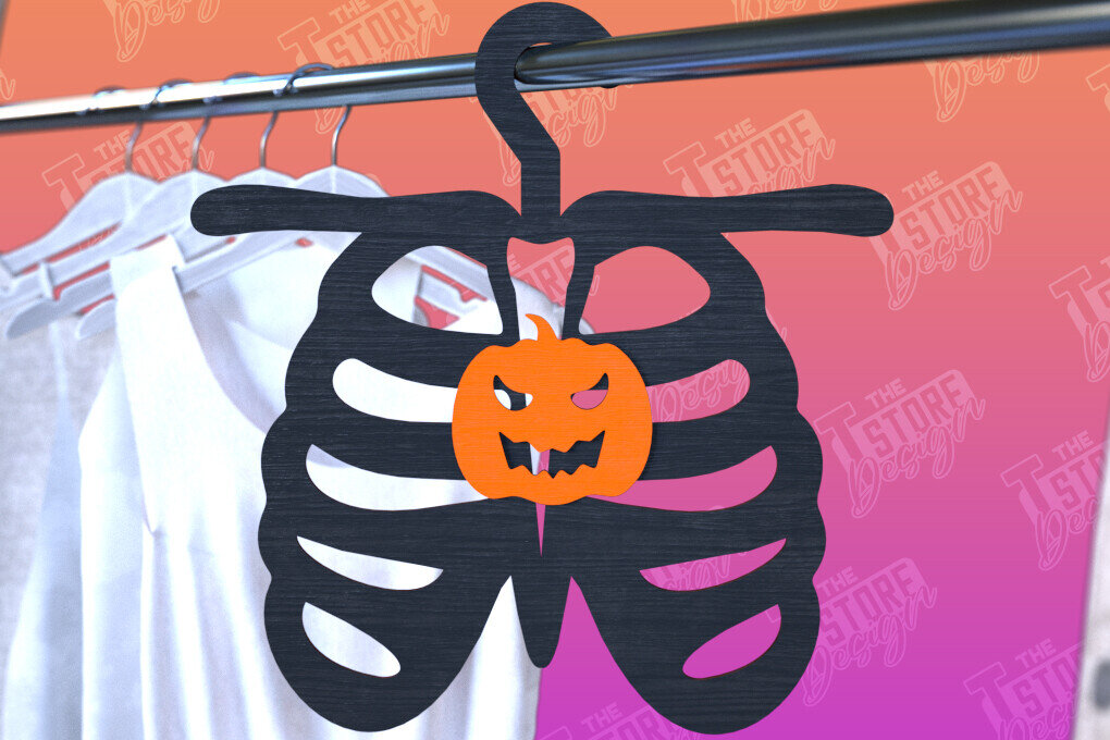 Intra απο ξύλο plywood 3mm-4mm πάχος - Κρεμάστρες αποκριών | Οστά |  CNC Δίασταση 15x15 cm INTRAFABR-102789763