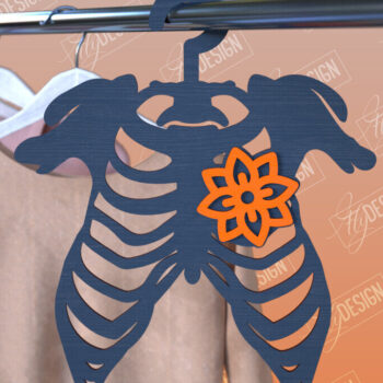 Intra απο ξύλο plywood 3mm-4mm πάχος - Δέσμη κοπής με λέιζερ κρεμάστρες αποκριών | CNC Δίασταση 15x15 cm INTRAFABR-102793250 - Image 4