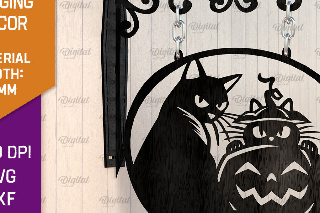 Intra απο ξύλο plywood 3mm-4mm πάχος - Κρεμαστό ντεκόρ Halloween Κόψιμο με λέιζερ Δίασταση 15x15 cm INTRAFABR-105131668