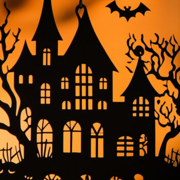Intra απο ξύλο plywood 3mm-4mm πάχος - Πακέτο Decor Haunted House Halloween Δίασταση 15x15 cm INTRAFABR-103060179 - Image 8