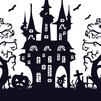 Intra απο ξύλο plywood 3mm-4mm πάχος - Πακέτο Halloween Haunted House Δίασταση 15x15 cm INTRAFABR-125229675 - Image 7