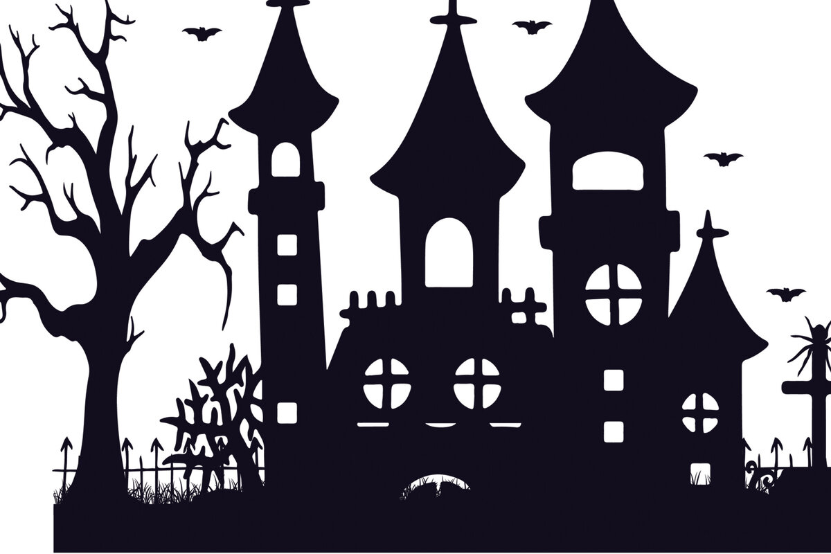 Intra απο ξύλο plywood 3mm-4mm πάχος - Halloween Haunted House  Design 11 Δίασταση 15x15 cm INTRAFABR-125255947