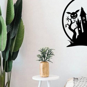 Intra απο ξύλο plywood 3mm-4mm πάχος - Βιβλία τρόμου Halloween Μεταλλική τέχνη τοίχου Δίασταση 40x50 cm INTRAFABR-103393599 - Image 3