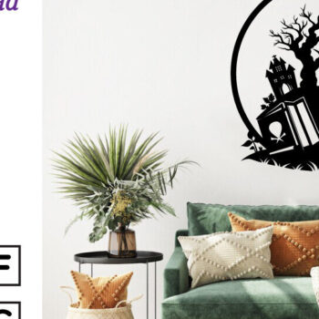 Intra απο ξύλο plywood 3mm-4mm πάχος - Βιβλία τρόμου Halloween Μεταλλική τέχνη τοίχου Δίασταση 40x50 cm INTRAFABR-103393647 - Image 2