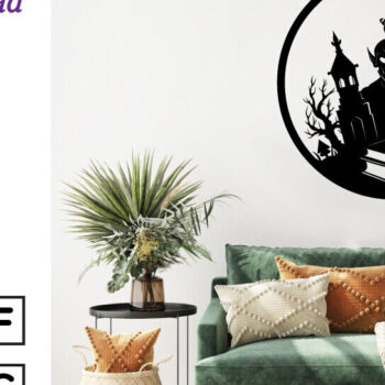 Intra απο ξύλο plywood 3mm-4mm πάχος - Βιβλία τρόμου Halloween Μεταλλική τέχνη τοίχου Δίασταση 40x50 cm INTRAFABR-103395296 - Image 2