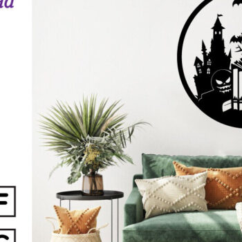 Intra απο ξύλο plywood 3mm-4mm πάχος - Βιβλία τρόμου Halloween Μεταλλική τέχνη τοίχου Δίασταση 40x50 cm INTRAFABR-103395332 - Image 2