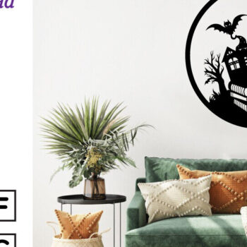 Intra απο ξύλο plywood 3mm-4mm πάχος - Βιβλία τρόμου Halloween Μεταλλική τέχνη τοίχου Δίασταση 40x50 cm INTRAFABR-103395464 - Image 2