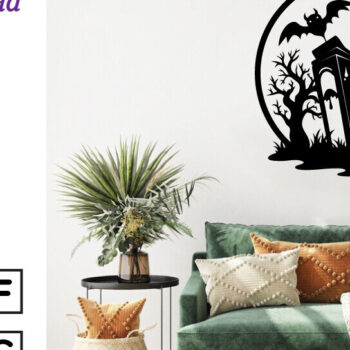 Intra απο ξύλο plywood 3mm-4mm πάχος - Βιβλία τρόμου Halloween Μεταλλική τέχνη τοίχου Δίασταση 40x50 cm INTRAFABR-103395518 - Image 2