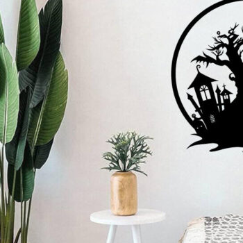 Intra απο ξύλο plywood 3mm-4mm πάχος - Βιβλία τρόμου Halloween Μεταλλική τέχνη τοίχου Δίασταση 40x50 cm INTRAFABR-103395578 - Image 3