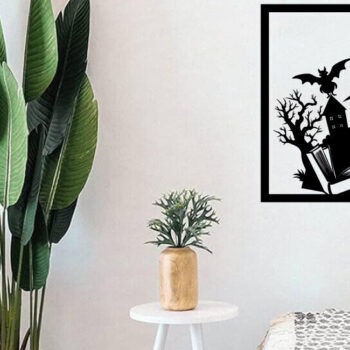 Intra απο ξύλο plywood 3mm-4mm πάχος - Halloween Horrors in This House Metal Δίασταση 40x50 cm INTRAFABR-104019464 - Image 2