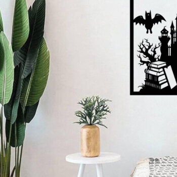 Intra απο ξύλο plywood 3mm-4mm πάχος - Halloween Horrors in This House Metal Δίασταση 40x50 cm INTRAFABR-104019508 - Image 1