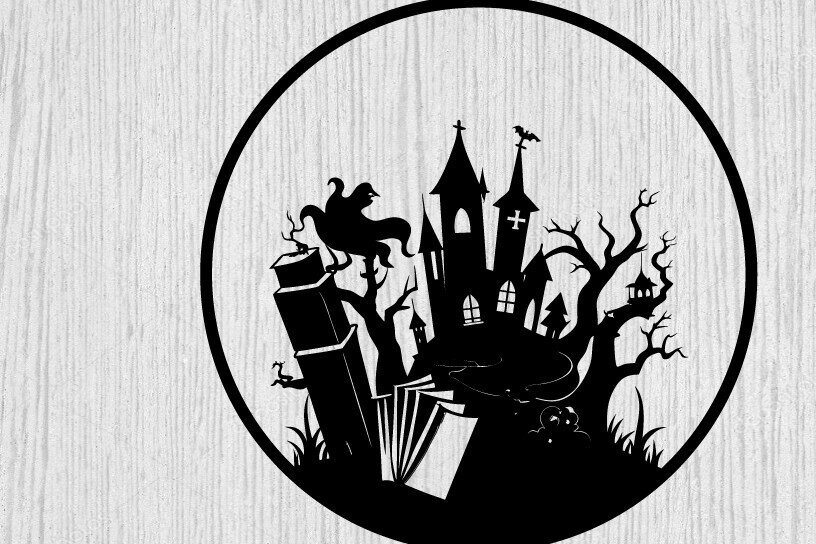 Intra απο ξύλο plywood 3mm-4mm πάχος - Halloween Horrors in This House Metal Δίασταση 40x50 cm INTRAFABR-104019529