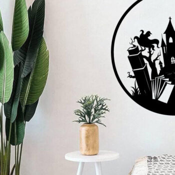 Intra απο ξύλο plywood 3mm-4mm πάχος - Halloween Horrors in This House Metal Δίασταση 40x50 cm INTRAFABR-104019529 - Image 2