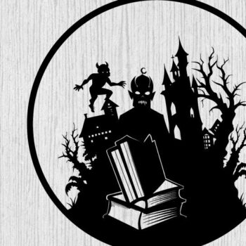 Intra απο ξύλο plywood 3mm-4mm πάχος - Halloween Horrors in This House Metal Δίασταση 40x50 cm INTRAFABR-104019573 - Image 1