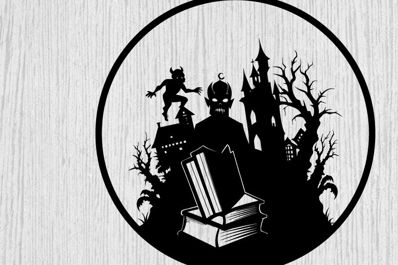 Intra απο ξύλο plywood 3mm-4mm πάχος - Halloween Horrors in This House Metal Δίασταση 40x50 cm INTRAFABR-104019573