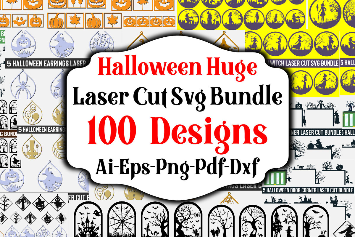 Intra απο ξύλο plywood 3mm-4mm πάχος - Δέσμη  για Halloween Huge Laser Cut Δίασταση 3x3 cm INTRAFABR-80239237