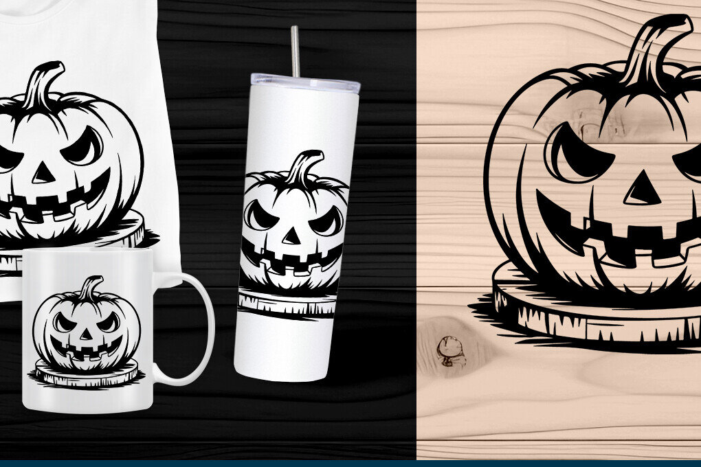 Intra απο ξύλο plywood 3mm-4mm πάχος -  αποκοπής  Jack-o'-Lantern Halloween Δίασταση 15x15 cm INTRAFABR-107011827