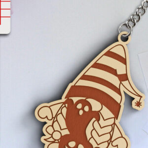 Intra απο ξύλο plywood 3mm-4mm πάχος -  κοπής λέιζερ για Halloween Key Chain Δίασταση 20x25 cm INTRAFABR-101205439