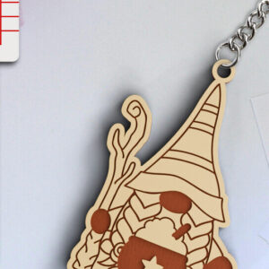 Intra απο ξύλο plywood 3mm-4mm πάχος -  κοπής λέιζερ για Halloween Key Chain Δίασταση 20x25 cm INTRAFABR-101205504