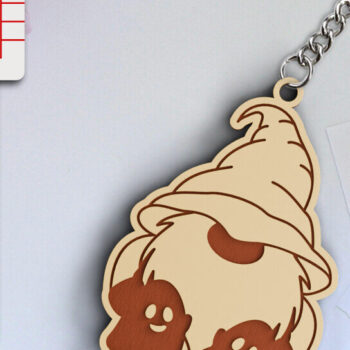 Intra απο ξύλο plywood 3mm-4mm πάχος -  κοπής λέιζερ για Halloween Key Chain Δίασταση 20x25 cm INTRAFABR-101205540 - Image 1