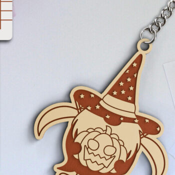 Intra απο ξύλο plywood 3mm-4mm πάχος -  κοπής λέιζερ για Halloween Key Chain Δίασταση 20x25 cm INTRAFABR-101375424 - Image 3
