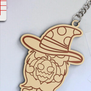 Intra απο ξύλο plywood 3mm-4mm πάχος -  κοπής λέιζερ για Halloween Key Chain Δίασταση 20x25 cm INTRAFABR-101137062