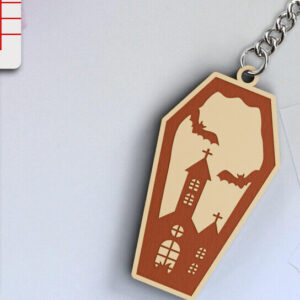 Intra απο ξύλο plywood 3mm-4mm πάχος -  κοπής λέιζερ για Halloween Key Chain Δίασταση 20x25 cm INTRAFABR-101204920