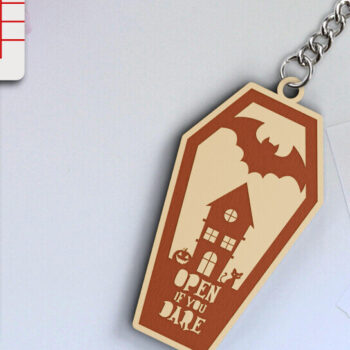 Intra απο ξύλο plywood 3mm-4mm πάχος -  κοπής λέιζερ για Halloween Key Chain Δίασταση 20x25 cm INTRAFABR-101205136 - Image 1