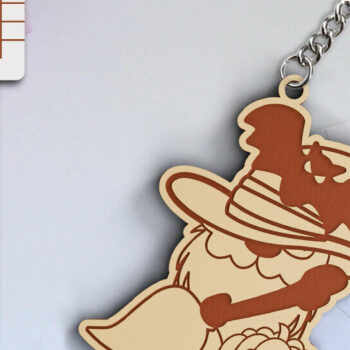 Intra απο ξύλο plywood 3mm-4mm πάχος -  κοπής λέιζερ για Halloween Key Chain Δίασταση 20x25 cm INTRAFABR-101136949 - Image 1