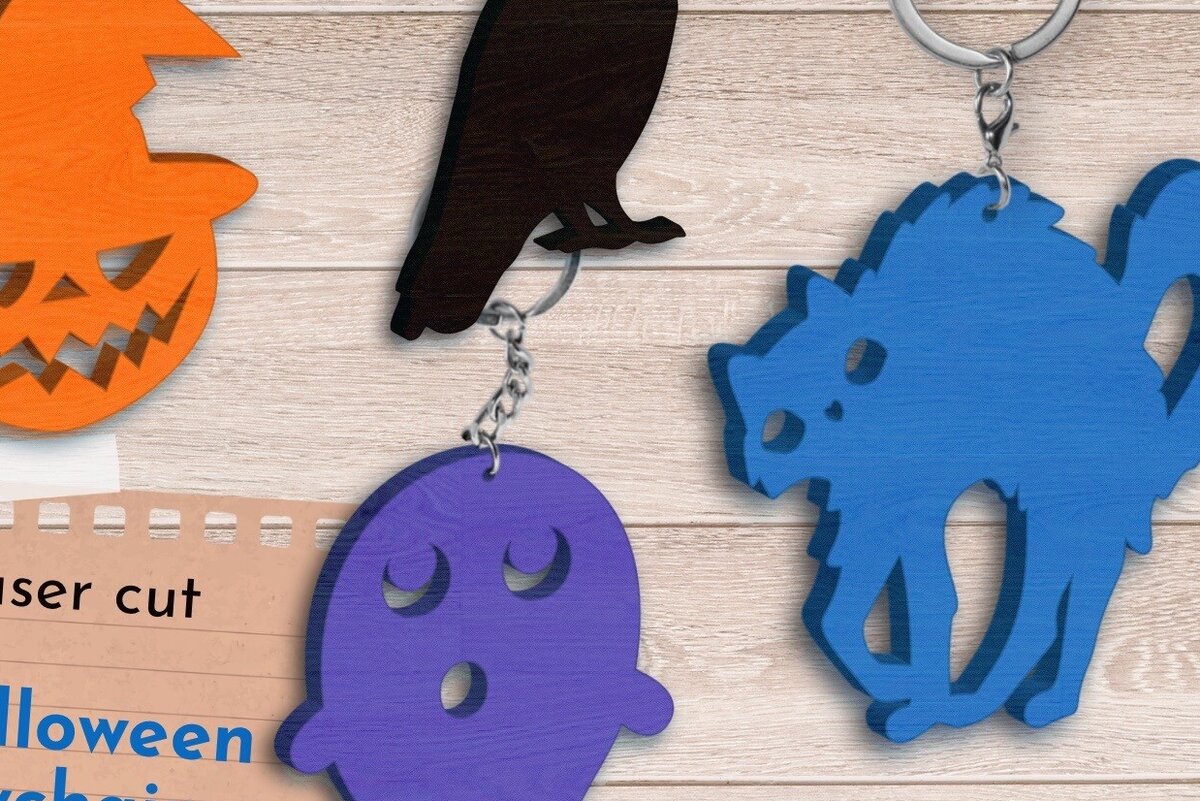 Intra απο ξύλο plywood 3mm-4mm πάχος - Αποκριάτικα μπρελόκ  με λέιζερ,  Δίασταση 4x4 cm INTRAFABR-79248992