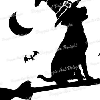 Intra απο ξύλο plywood 3mm-4mm πάχος - Halloween Labrador Puppy Spooky Dog Δίασταση 15x15 cm INTRAFABR-77779053 - Image 2