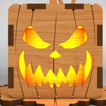 Intra απο ξύλο plywood 3mm-4mm πάχος - Αρχεία  Cut Laser Halloween Lamp Δίασταση 15x15 cm INTRAFABR-110182257 - Image 8