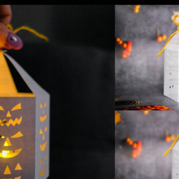 Intra απο ξύλο plywood 3mm-4mm πάχος - Halloween Lantern, Halloween Luminaries Δίασταση 20x20 cm INTRAFABR-107953280 - Image 1