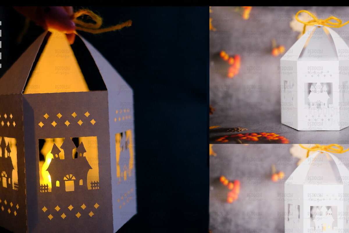 Intra απο ξύλο plywood 3mm-4mm πάχος - Halloween Lantern, Halloween Luminaries Δίασταση 20x20 cm INTRAFABR-107953341