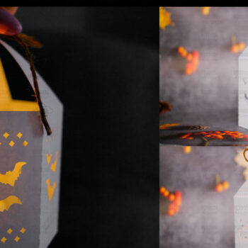 Intra απο ξύλο plywood 3mm-4mm πάχος - Halloween Lantern, Halloween Luminaries Δίασταση 20x20 cm INTRAFABR-107953244 - Image 1