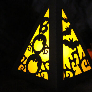 Intra απο ξύλο plywood 3mm-4mm πάχος - Halloween Lantern Δίασταση 15x15 cm INTRAFABR-77680572 - Image 3