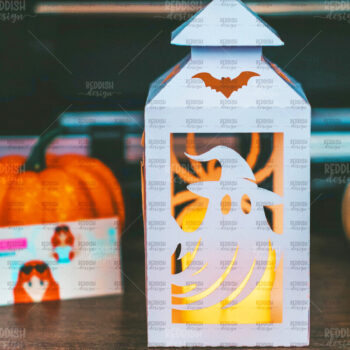 Intra απο ξύλο plywood 3mm-4mm πάχος - Halloween Lantern , Halloween Decor Δίασταση 15x15 cm INTRAFABR-104610249 - Image 1