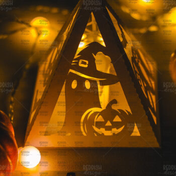 Intra απο ξύλο plywood 3mm-4mm πάχος - Halloween Lantern , Halloween Decor Δίασταση 15x15 cm INTRAFABR-104745117 - Image 1