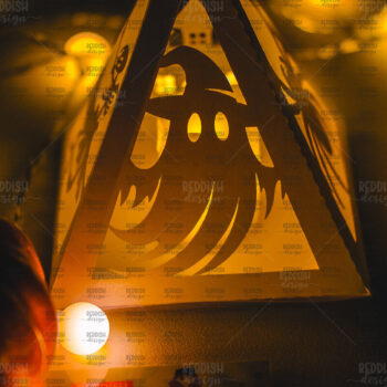 Intra απο ξύλο plywood 3mm-4mm πάχος - Halloween Lantern , Halloween Decor Δίασταση 15x15 cm INTRAFABR-104745186 - Image 1