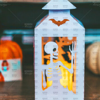 Intra απο ξύλο plywood 3mm-4mm πάχος - Halloween Lantern , Halloween Decor Δίασταση 15x15 cm INTRAFABR-104610179 - Image 1