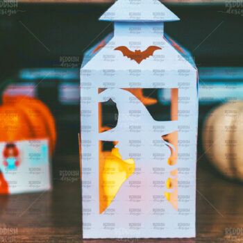 Intra απο ξύλο plywood 3mm-4mm πάχος - Halloween Lantern , Halloween Decor Δίασταση 15x15 cm INTRAFABR-104607649 - Image 1