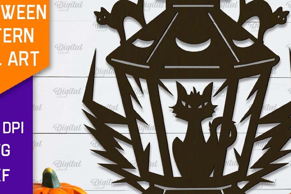 Intra απο ξύλο plywood 3mm-4mm πάχος - Διακόσμηση τοίχου αποκριάτικου φαναριού με λέιζερ Δίασταση 15x15 cm INTRAFABR-103992652