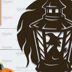 Intra απο ξύλο plywood 3mm-4mm πάχος - Διακόσμηση τοίχου αποκριάτικου φαναριού με λέιζερ Δίασταση 15x15 cm INTRAFABR-103992511