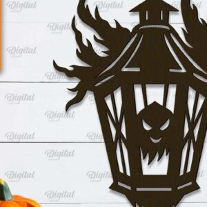 Intra απο ξύλο plywood 3mm-4mm πάχος - Διακόσμηση τοίχου αποκριάτικου φαναριού με λέιζερ Δίασταση 15x15 cm INTRAFABR-103992553