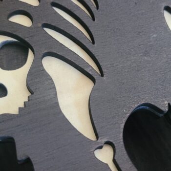 Intra απο ξύλο plywood 3mm-4mm πάχος - Δέσμη αποκοπής με λέιζερ αποκριών, 3D Layered Δίασταση 30x20 cm INTRAFABR-78216591 - Image 12