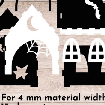 Intra απο ξύλο plywood 3mm-4mm πάχος - Δέσμη αποκοπής με λέιζερ αποκριών, 3D Layered Δίασταση 30x20 cm INTRAFABR-78216591 - Image 18